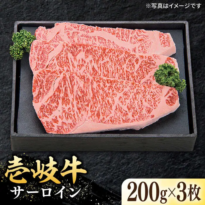 特選 壱岐牛 サーロインステーキ 約200g×3枚【太陽商事】 [JDL014] 肉 牛肉 和牛 BBQ 贅沢 焼肉 サーロイン ステーキ 41000 41000円