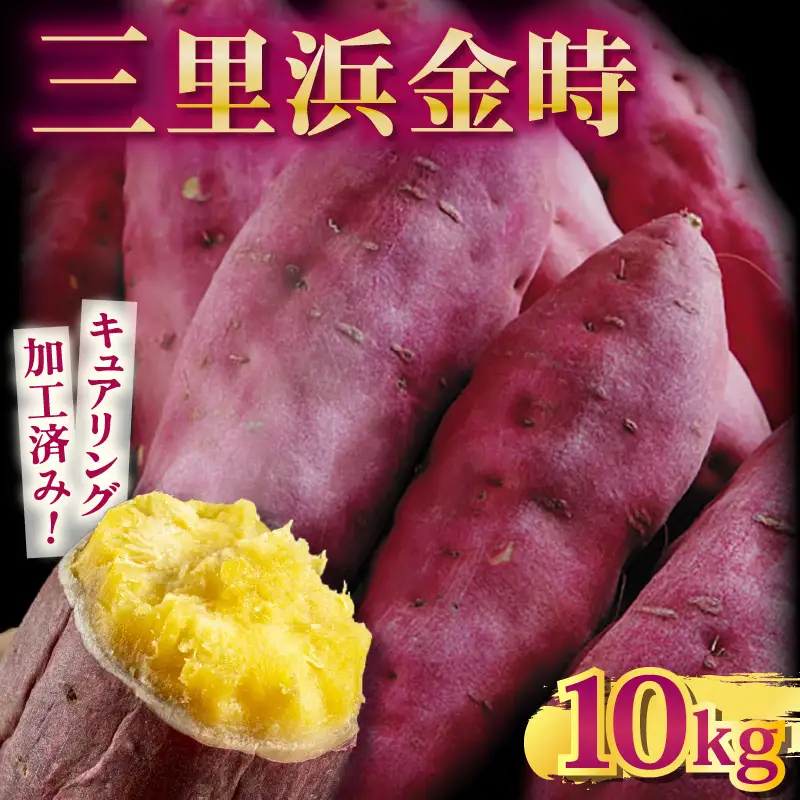 【先行予約】 三里浜金時 10kg (5kg×2箱) キュアリング加工済み 【2026年11月上旬以降順次発送】 [A-1155]