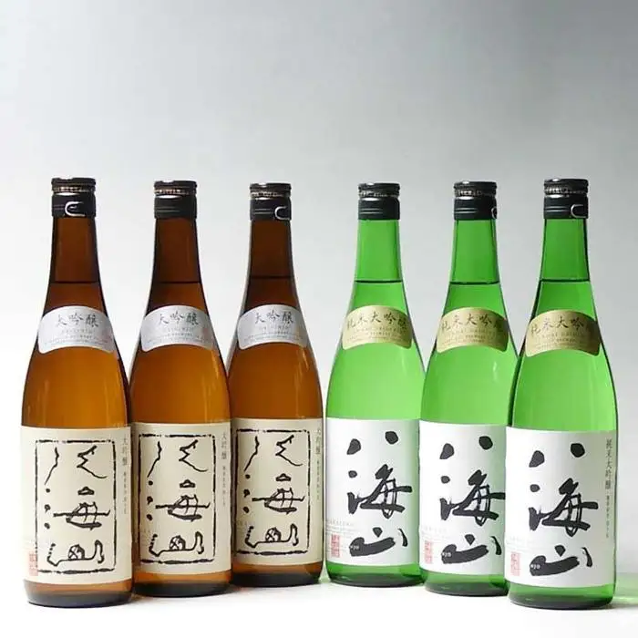 日本酒 八海山 大吟醸・純米大吟醸 720ml×6本セット｜八海山