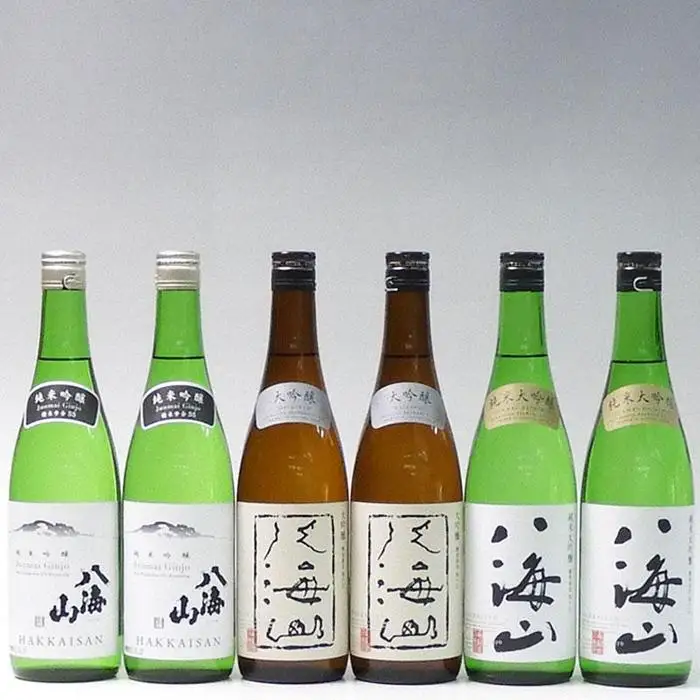日本酒 八海山 純米吟醸・大吟醸・純米大吟醸 720ml×6本セット | 八海山