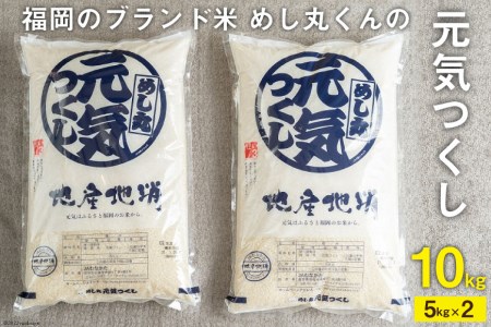 いつもの食卓に 「ちょっと贅沢な」福岡の美味しいお米 福岡の米 元気つくし 5kg×2