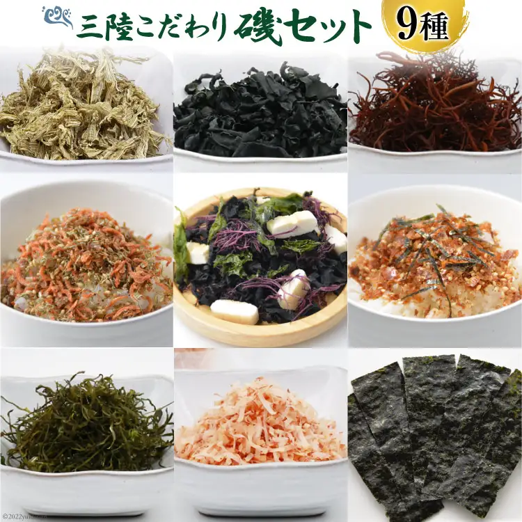 三陸 こだわり磯セット 9種類 
