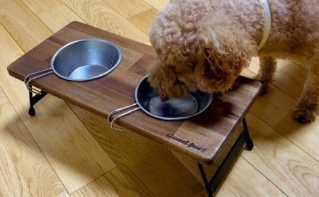 GFフードテーブル　キャンプ　ペット用品　ごはん台 雑貨 日用品 
