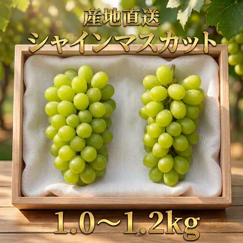 長野県青木村産シャインマスカット（1kg）