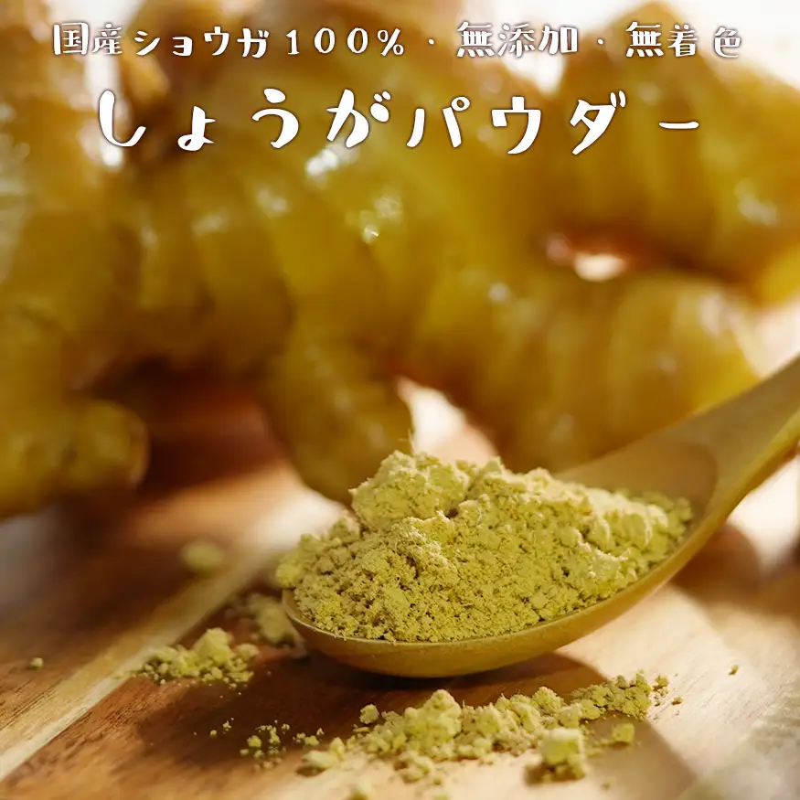 生姜パウダー 国産 25g×4袋　無添加 100％ 乾燥しょうが 粉末タイプ 高知県産