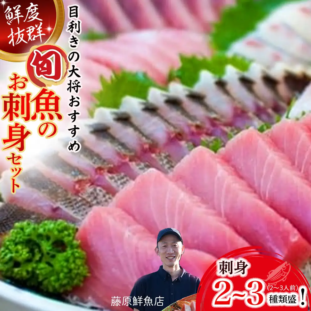 大将のおまかせ刺身2～3種類盛 ／Efs-01 刺身 鮮魚 冷蔵  即日発送