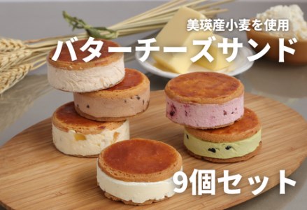 バターサンド 9個セット フェルムラテール美瑛 バター スイーツ 北海道 [017-59]