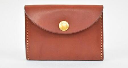 【minca】 栃木レザーのコインケース 小銭入れ カードも入る コンパクト/Coin purse 02/チョコ　475【雑貨 ファッション 人気 おすすめ 】