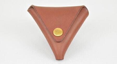 【minca】 栃木レザーの三角コインケース小 小銭入れ コンパクト 小さめ/Coin purse 01/チョコ　469【雑貨 ファッション 人気 おすすめ 】
