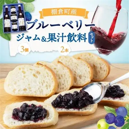 ブルーベリー100%「ジャム」「果汁飲料」セット【棚倉町産】_飲料・ドリンク  果汁飲料   惣菜・加工品 ジャム 缶詰・瓶詰 _【1069920】