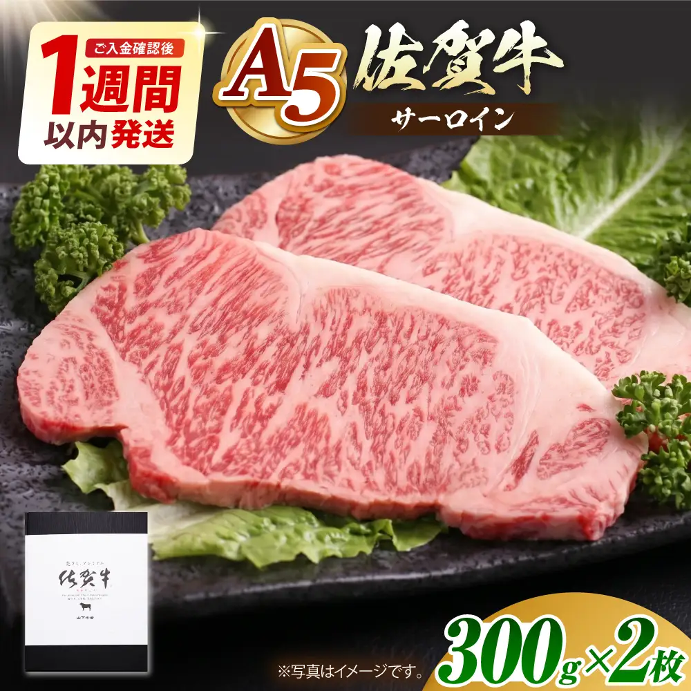 佐賀牛 サーロインステーキ600g HAD027 ステーキ 牛肉