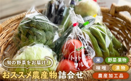 農産物直売所おススメ商品詰め合わせ （野菜 米 加工品）HAG001 野菜 米 加工品