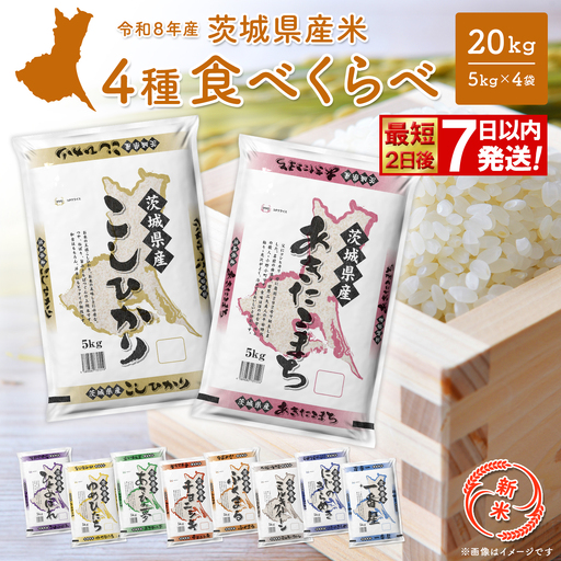 米 新米 令和8年産 食べ比べ 20kg 米 K2458