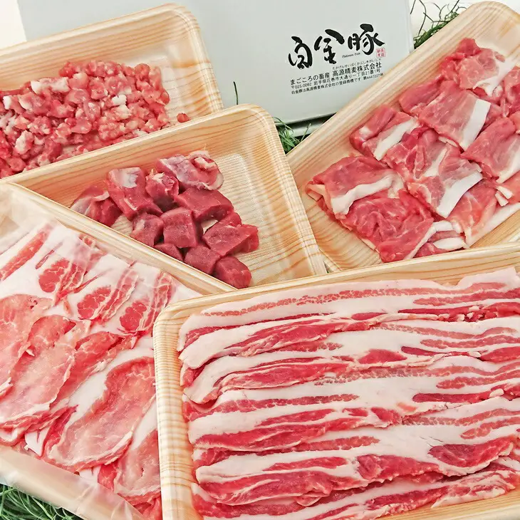 白金豚の２人de５種食べ比べセット 【563】
