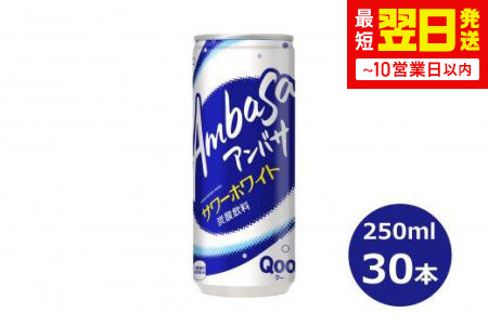 アンバサ サワーホワイト250ml缶　30本セット 【943】