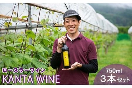  ロースラー ワイン KANTA WINE 2024（赤） 750ml×3本セット 【968】