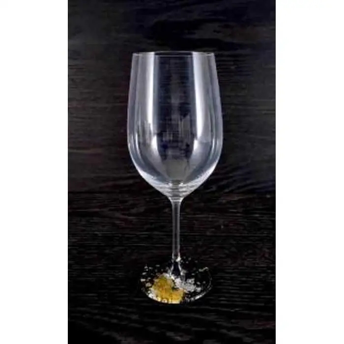 日本酒グラス380　古代塗り金箔漆黒
