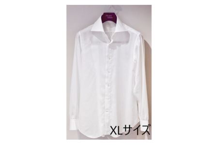 No.278 XLサイズ　140番手　cotton100％　ハンドメイドシャツ【n0278_del】