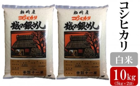 令和7年産米【五ツ星お米マイスター厳選】コシヒカリ 白米 10kg（5kg×2袋）[Y0562]