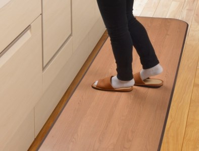 日本製 撥水・消臭・抗菌 キッチンマット 約90×150cm ベージュ 350114681型 [2216]