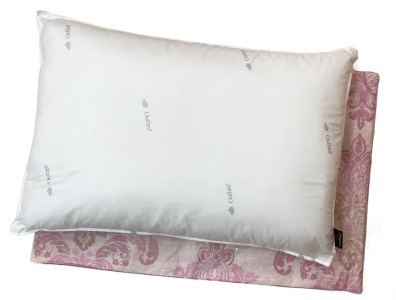 肌温度調整 アウトラストウォッシャブル枕 大(43×63cm)1個 枕カバーピンク2枚(グラード柄) [2290]