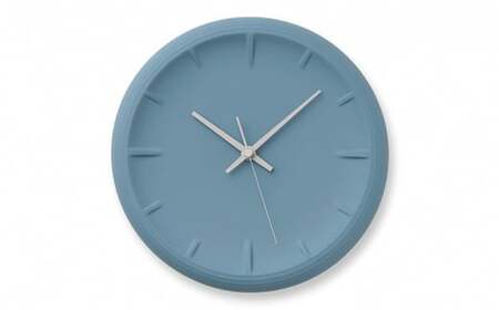 RELIEF / RF22-06 BL レムノス Lemnos 時計 装飾品 工芸品 時間 インテリア オブジェ 壁掛け時計 磁器 シンプル ガバ鋳 セラミックジャパン  FAD-0869