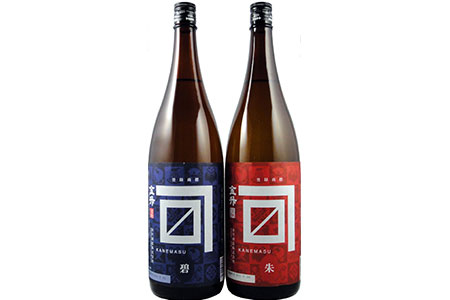 金升酒造 朱・碧セット 1.8L×2本 【 新潟県 新発田市 地酒 日本酒 金升酒造 1,800ml 2本 セット 飲み比べ 1.8L E47_01 】