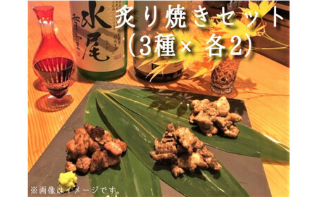 [1298]信濃地鶏　炙り焼きセット【3種】 合計480g　信濃農園　※沖縄および離島への配送不可　長野県飯綱町
