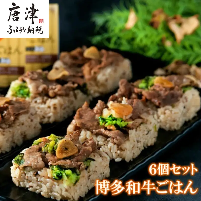 (一粒庵)博多和牛ごはん 125g×6食セット