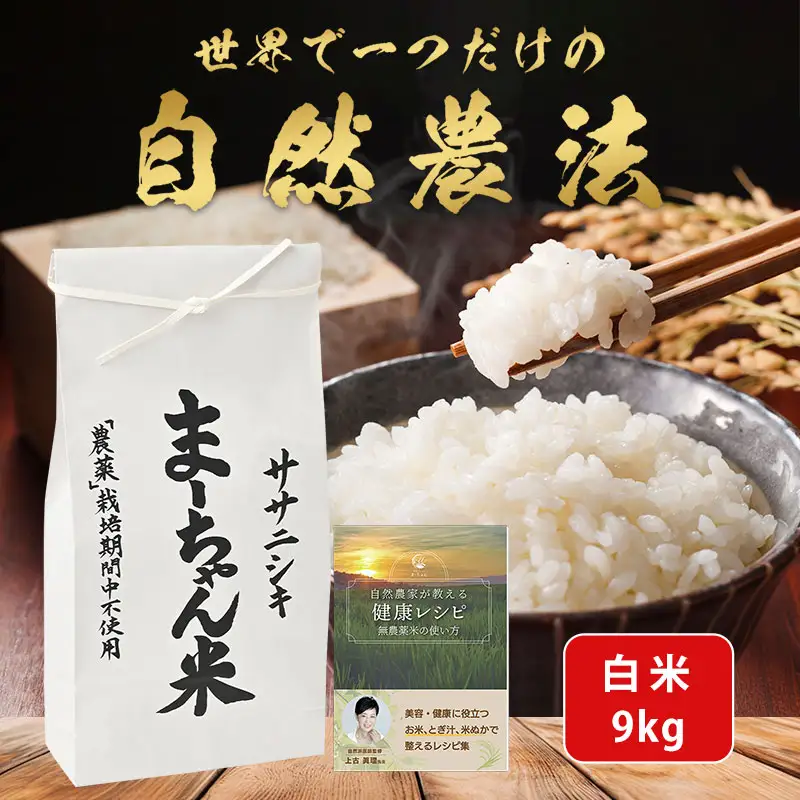 先行予約 ササニシキ 白米 9kg 令和8年 無農薬 新潟県産 ササニシキ
