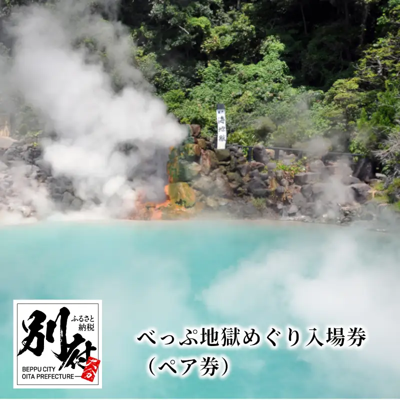 べっぷ地獄めぐり入場券（ペア券）_B133-001