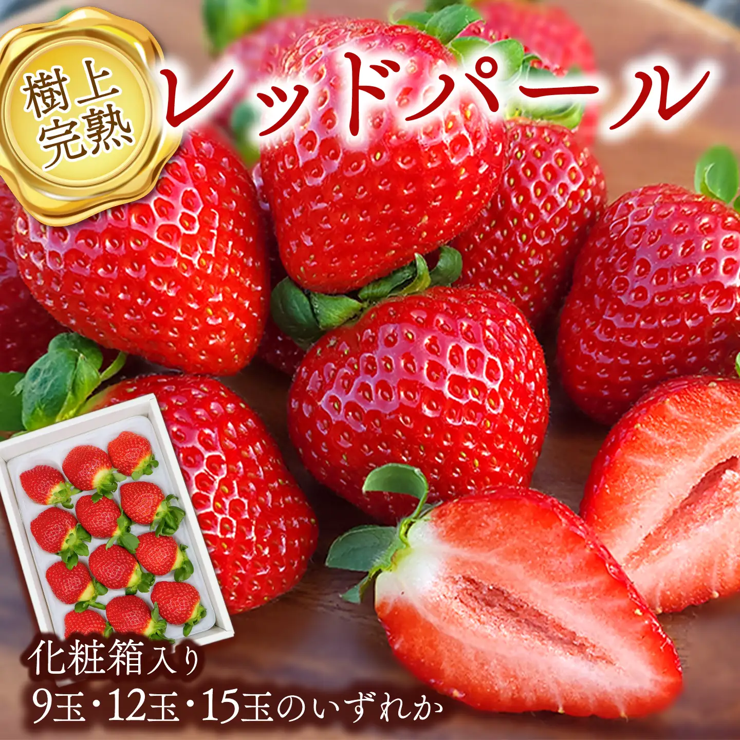 【先行予約】いちご 樹上完熟 レッドパール 約500g 1箱 ｜ イチゴ 
