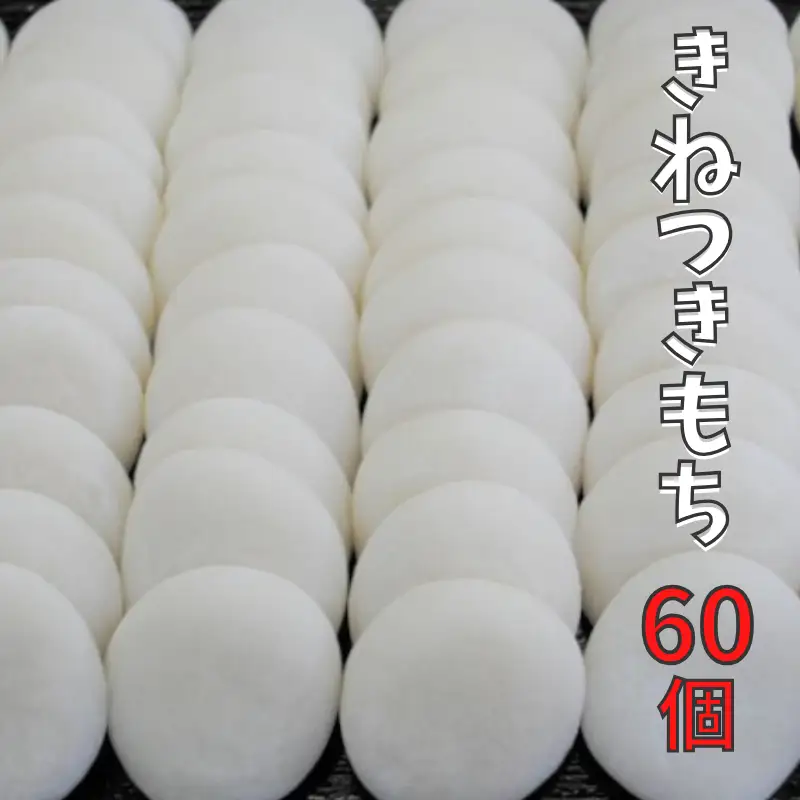 きねつきもち 60個(6個入×10パック) 新見産ヒメノモチ使用