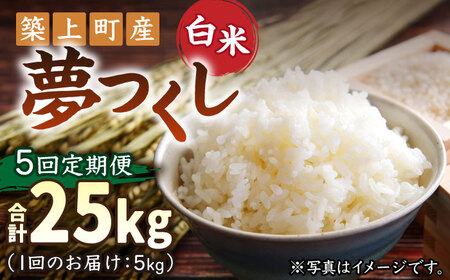 【全5回定期便】お米屋さんからお届けする「 夢つくし 」5kg [ABBW006]