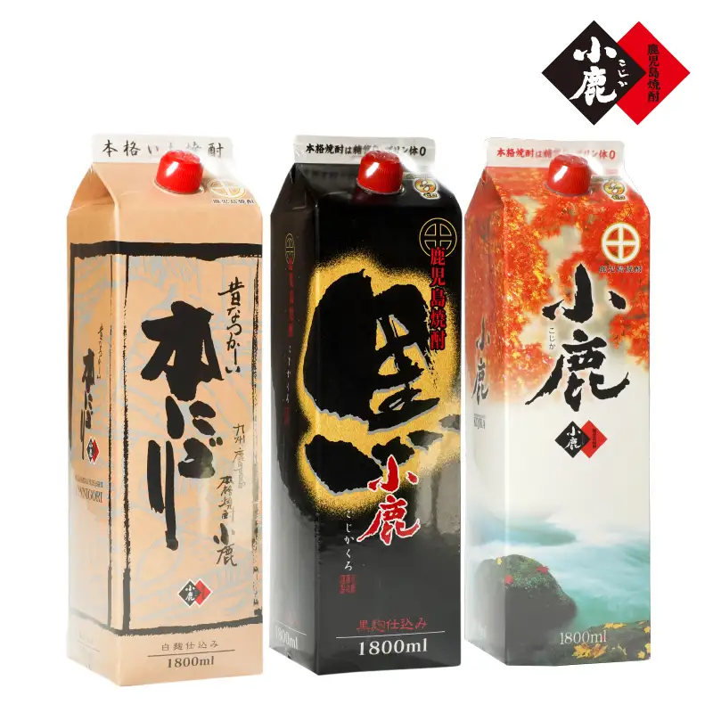 1809 小鹿パック飲み比べ3本セット5400ml（1800ml×3本） KN013-013-01 酒 焼酎
