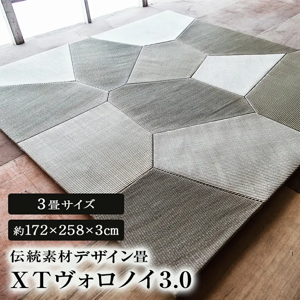 デザイン畳 伝統素材 ＸＴヴォロノイ3.0