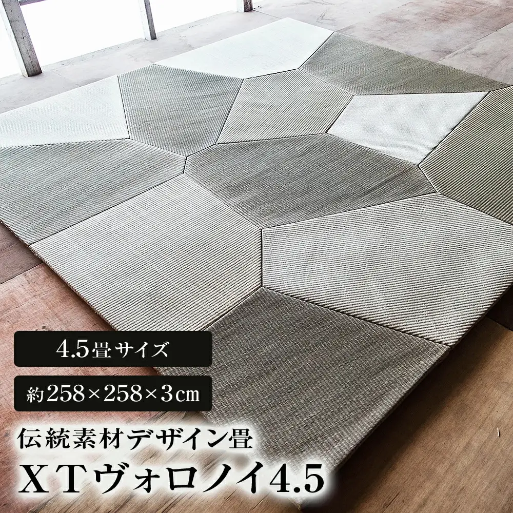 デザイン畳 伝統素材 ＸＴヴォロノイ4.5