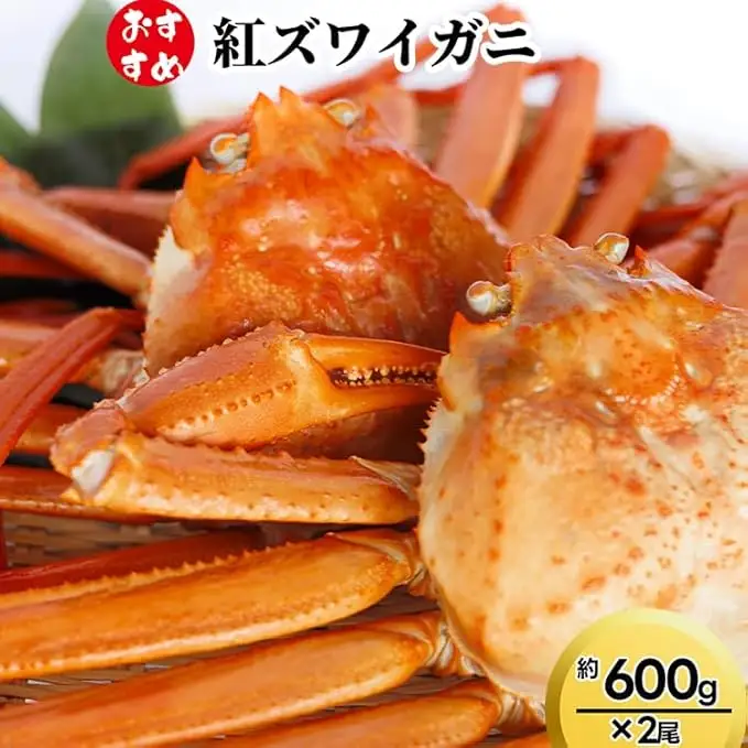 【おすすめ】紅ズワイガニ約600g×2尾　※2026年9月～発送