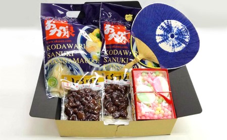 瀬戸の宝箱 まんでがん丸亀(2) 麺類 竹うちわ うどん 