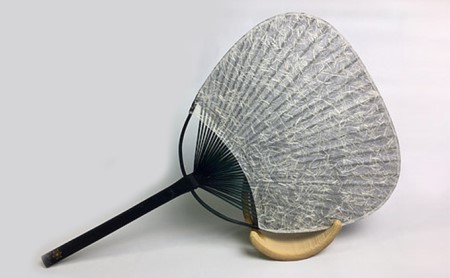 藍染うちわ（烏天狗） 民芸品 工芸品 雑貨 日用品 