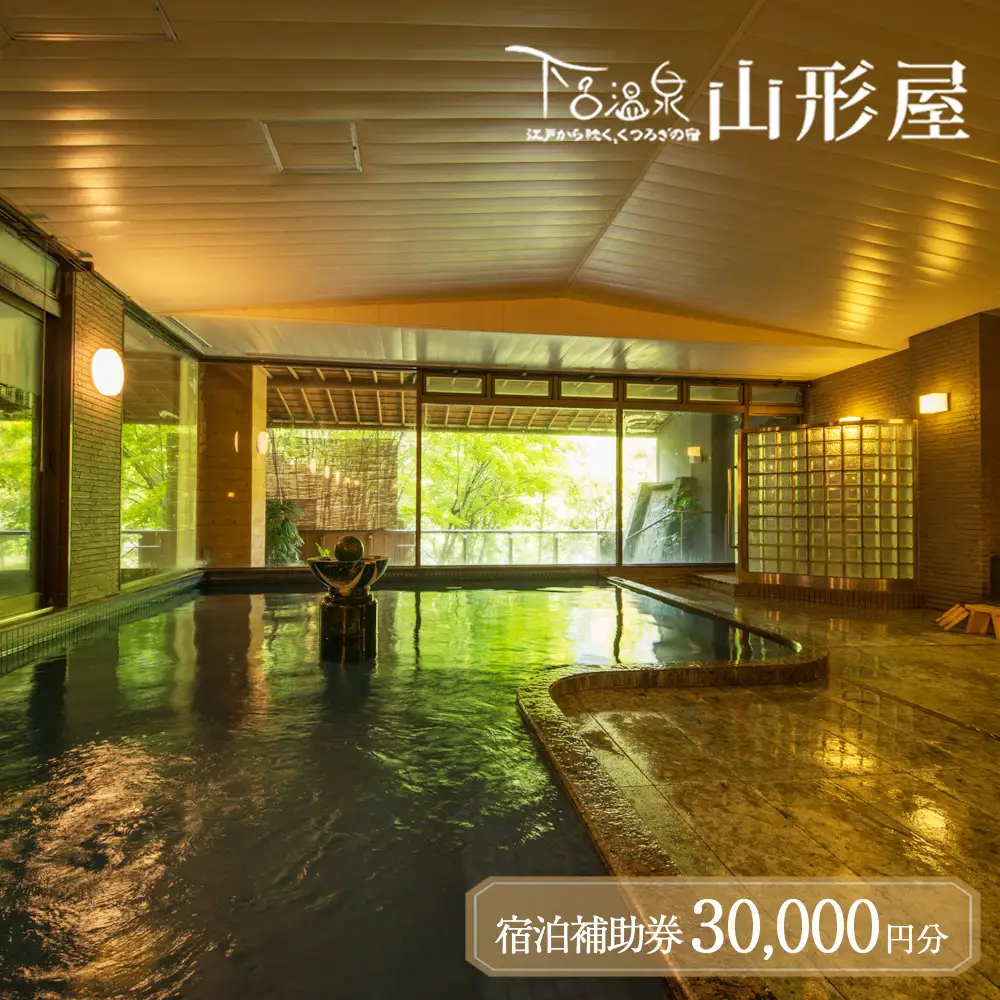 下呂温泉【下呂温泉 山形屋】宿泊補助券（30,000円分）【a018-4】