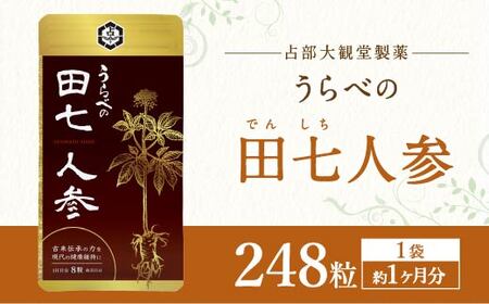 うらべの田七人参 （250mg×248粒）×1袋 