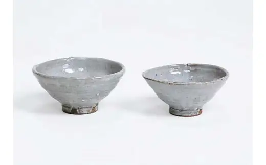 信楽焼 長石釉夫婦飯碗 ペアセット (171387-40036871)