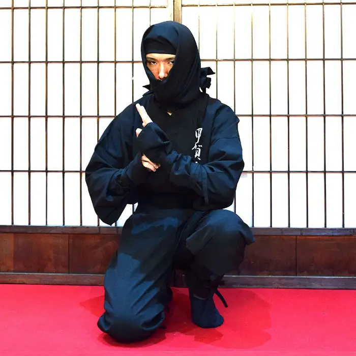 甲賀流忍者衣装 長袖 (176678-40036895-bk)