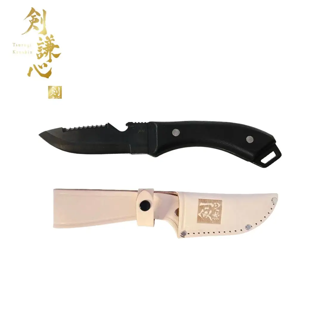 剣謙心 アウトドアナイフ YaibaII 黒染め