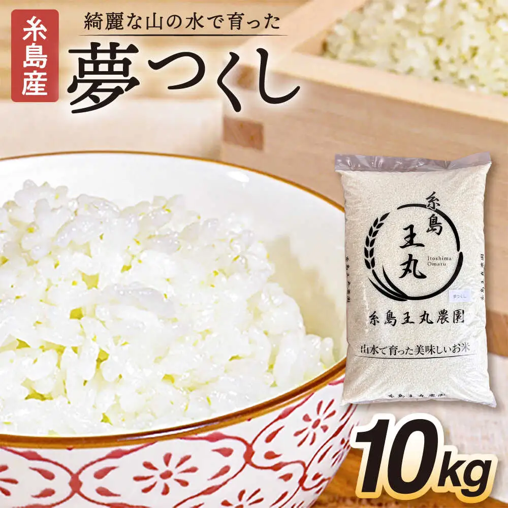 糸島産 夢つくし 10kg　糸島市 / 糸島王丸農園 ( 谷口汰一 ) /いとしまごころ [AAZ005]