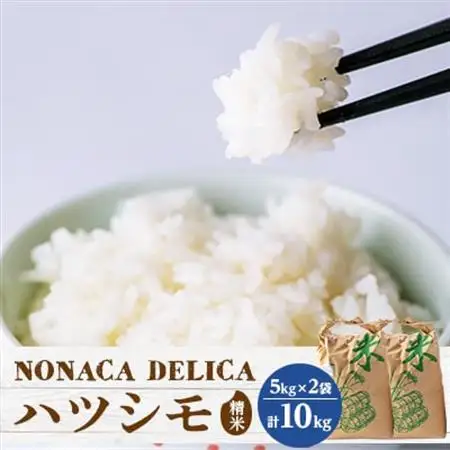ノナカデリカの自家製米 10kg(5kg×2袋)【1327036】