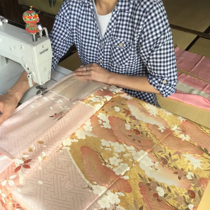 着物リメイク 近江手引き真綿 肌掛ふとん 500ｇ