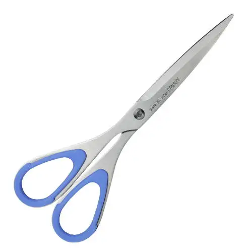 左利き用事務用ハサミ （ESR-175L） ～工作 文具 左手用はさみ 切れ味 文房具 ハンドル 取り外し シンプル 剣先 リサイクル オールステンレス 食品工場で多く使用実績あり 関市 岐阜県 長谷川刃物 CANARY メーカー直送～
