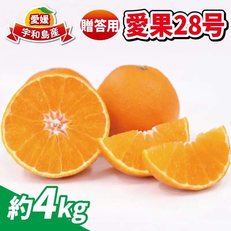 【紅まどんな と同品種】 愛果28号 まどんな 贈答用 4kg 南予ファーム B025-082001